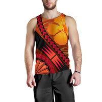 Papua New Guinea Polynesian Men Tank Top - Sport Style - Polynesian Pride