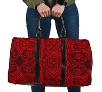Polynesian Symmetry Red Hawaii Travel Bag Travel Bag One size Red - Polynesian Pride