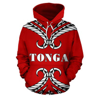 Tonga Tribal Pattern All Over Hoodie - Polynesian Pride