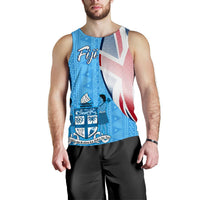 Fiji Polynesian Men's Tank Top - Fiji Flag - Polynesian Pride