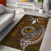 Pohnpei Custom Personalised Area Rugs - Polynesian Boar Tusk - Polynesian Pride