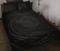 Palau Quilt Bed Set - Gray - Frida Style - Polynesian Pride