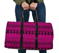 Polynesian Tattoo Tribal Pink Hawaii Travel Bag Travel Bag One size Pink - Polynesian Pride