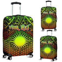 Polynesian Marshall Islands Personalised Luggage Covers - Reggae Vintage Polynesian Patterns - Polynesian Pride