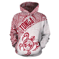 Tonga Hoodie Tonga Coat of Arms In Turtle Polynesian Tattoo 060 - Polynesian Pride