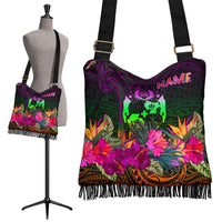 Tonga Polynesian Personalised Boho Handbag - Summer Hibiscus - Polynesian Pride