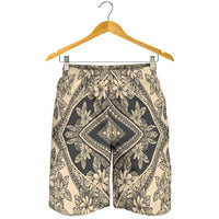Polynesian Plumeria Mix Gray Men's Short - Polynesian Pride
