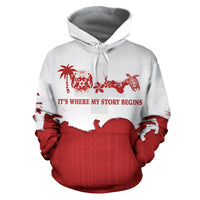 Tonga Hoodie Tonga Its Where My Story Begins - Polynesian Pride