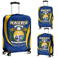 Nauru Polynesian Luggage Covers - Nauru Spirit (Blue) - Polynesian Pride