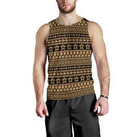 Polynesian Tattoo Tribal Gold Hawaii Men's Tank Top Gold - Polynesian Pride