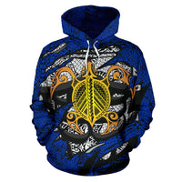 Aloha Turtle Polynesian Hoodie - Polynesian Pride