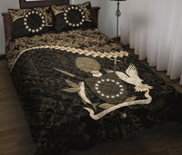 Cook Islands Quilt Bed Set Golden Coconut - Polynesian Pride