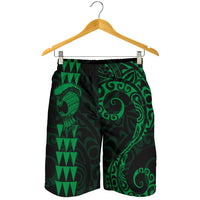 Hawaii Warrior Men's Shorts Green - Polynesian Pride