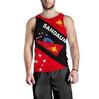 Papua New Guinea Men's Tank Top - Sandaun Province - Polynesian Pride