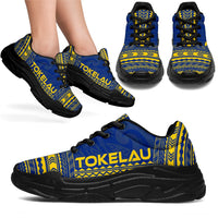Tokelau Chunky Sneakers - Polynesian Chief Flag Version - Polynesian Pride