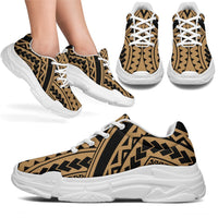 Polynesian Tradition Gold Chunky Sneakers - Polynesian Pride