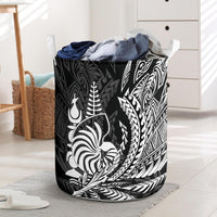 New Caledonia Laundry Basket - Wings Style Laundry Basket - New Caledonia One Size Black - Polynesian Pride
