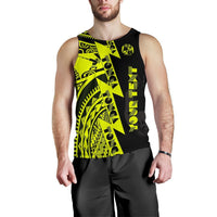 (Cusyom) Polynesian Men's Tank Top - Maui Moana Tattoo with Seal Tonga - Polynesian Pride