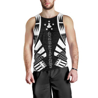 Austral Islands Men Tank Top - Polynesian Tattoo Black Black - Polynesian Pride