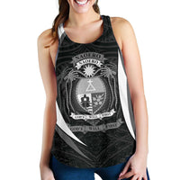 Nauru Polynesian Racerback Tank (Women) - Nauru Spirit (White) - Polynesian Pride