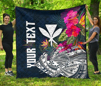 Polynesian Hawaii Custom Personalised Premium Quilt - Summer Vibes - Polynesian Pride