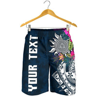 Polynesian Custom Personalised Men's Shorts - Summer Vibes - Polynesian Pride