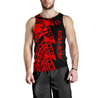 (Custom Personalised) Polynesian Men's Tank Top - Maui Moana Tattoo with Seal Tonga - Polynesian Pride