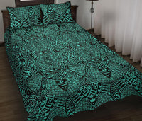 Hawaii Quilt Bed Set Polynesia Lauhala Mix AH - Polynesian Pride