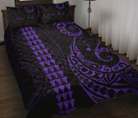 Personalized - Hawaii Quilt Bed Set - Hawaii Polynesian Quilt Bed Set - Purple - Polynesian Pride