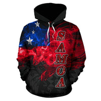Samoa Polynesian Hoodie Smoking Style - Polynesian Pride