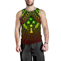 Polynesian Kosrae Men's Tank Top - Reggae Vintage Polynesian Patterns - Polynesian Pride