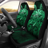 Hawaii Turtle Wave Polynesian Car Seat Cover - Hey Style Green - Polynesian Pride