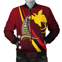 Papua New Guinea Men Bomber Jacket - Sailing Style - Polynesian Pride