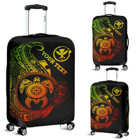 Hawaii Polynesian Personalised Luggage Covers - Vintage Polynesian Turtle (Reggae) - Polynesian Pride
