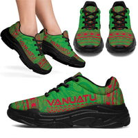 Vanuatu Chunky Sneakers - Polynesian Chief Flag Version - Polynesian Pride