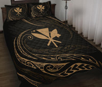 Kanaka Quilt Bed Set - Gold - Frida Style - Polynesian Pride