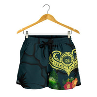 Polynesian Hawaii Women's Short - Heart with - Polynesian Pride