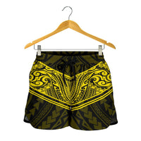 Specialty Polynesian Women's Shorts Yellow - Polynesian Pride
