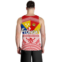 Tonga Rugby Men's Tank Top Special Coat Of Arms - Polynesian Pride
