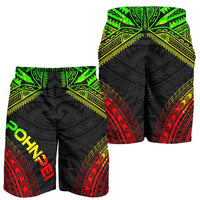 Pohnpei Men's Shorts - Polynesian Chief Reggae Version - Polynesian Pride