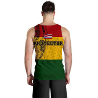 Hawaii Kanaka Flag Polynesian Men's Tank Top - Mauna Kea Protectors - Polynesian Pride