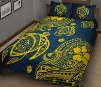 Hawaii Turtle Polynesian Quilt Bed Set - Kala Style - Polynesian Pride