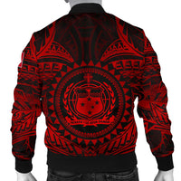 Samoa Polynesian Men's Bomber Jacket - Samoa Red Seal - Polynesian Pride