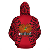 Papua New Guinea All Over Zip up Hoodie Polynesian New Tattoo - Polynesian Pride