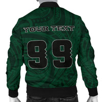 Kakau Hawaii Warrior Football Men's Bomber Jacket AH - Polynesian Pride