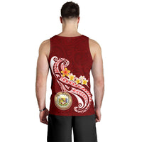 Hawaii Personalised Men's Tank Top - Hawaii Seal Polynesian Patterns Plumeria - Polynesian Pride