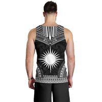Marshall Islands Men's Tank Top - Polynesian Chief Black Version - Polynesian Pride