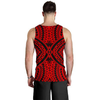 Polynesian Tradition Red Hawaii Men's Tank Top Red - Polynesian Pride