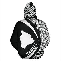 Hawaii Kanaka Maoli Polynesian Hoodie Circle Style - Polynesian Pride