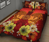 American Samoa Quilt Bed Sets - Tribal Tuna Fish - Polynesian Pride